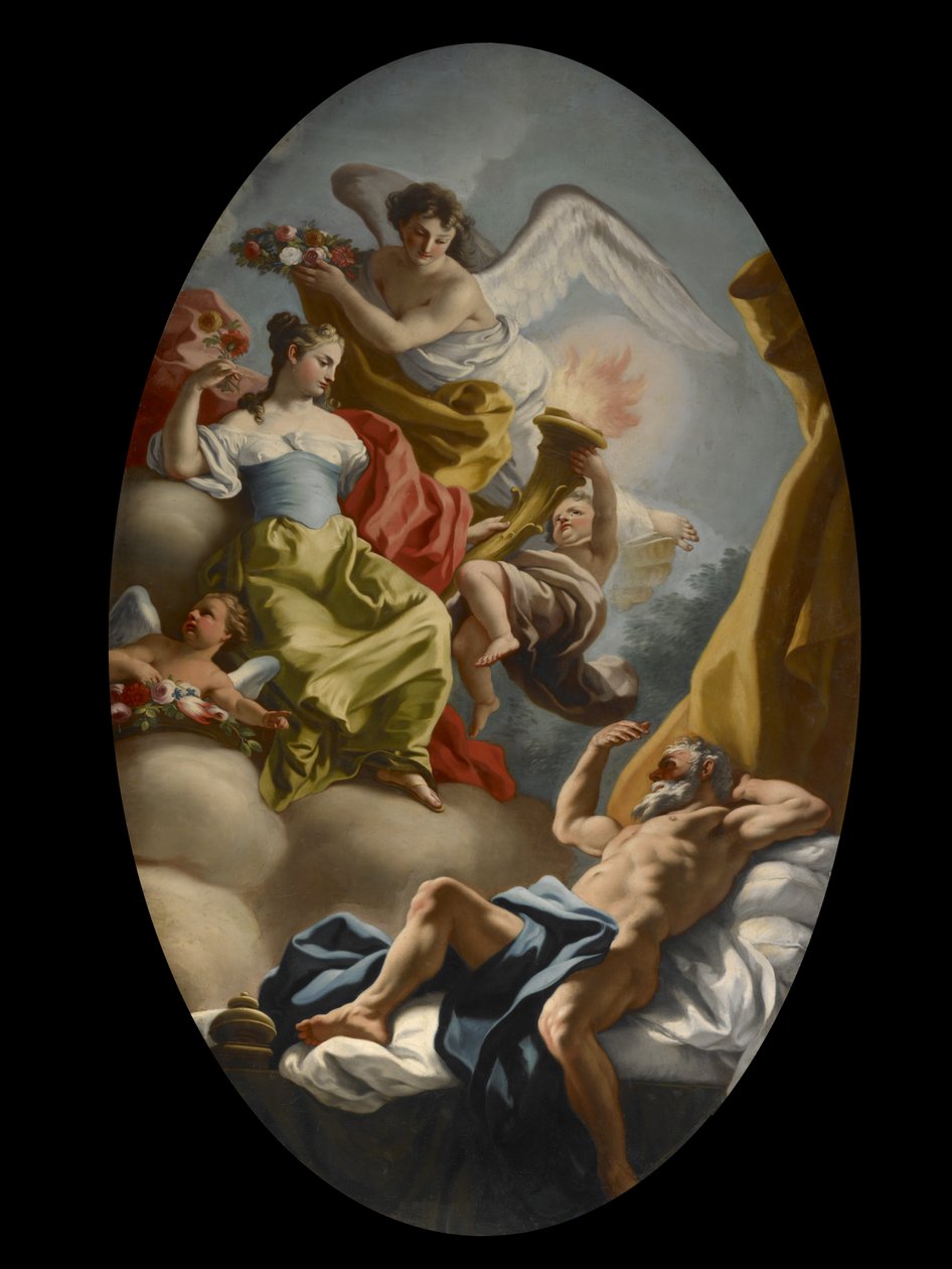 Allegori om visdom och sanning, ca 1750 av Francesco de Mura
