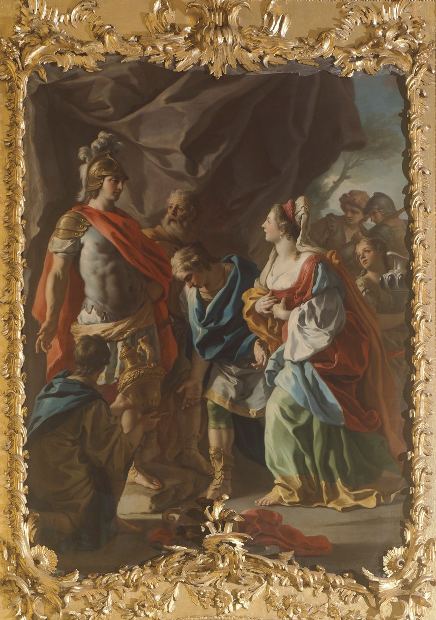 Berättelser om Alexander, av Francesco De Mura (1696-1782) av Francesco de Mura