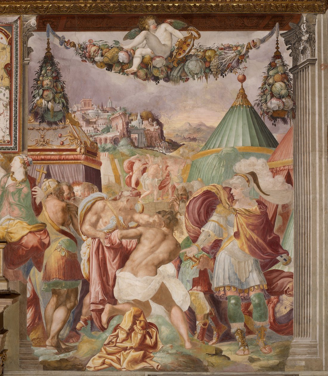 Straffet för den förrädiska skolmästaren i Falerii, ca. 1544 av Francesco de Rossi