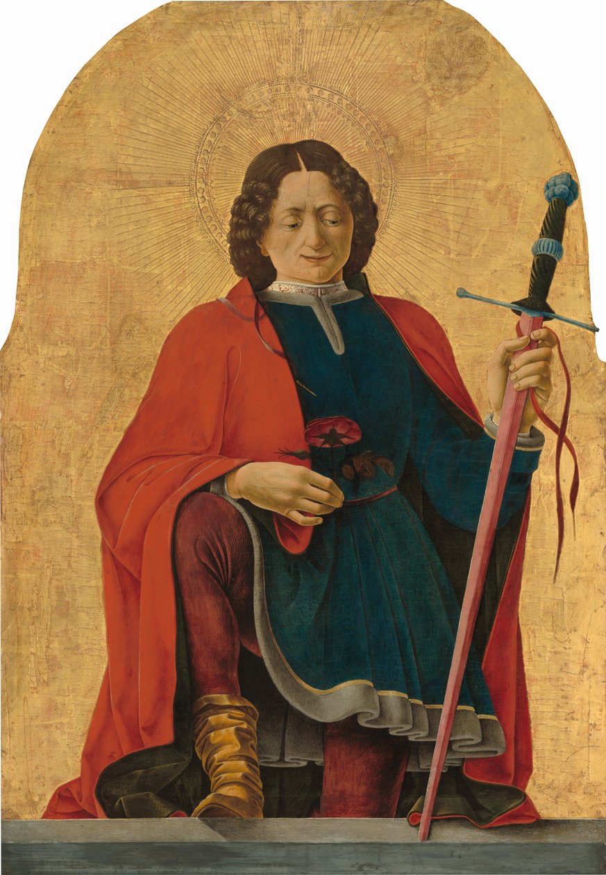 Sankt Florian, ca 1473-1474 (tempera på poppelplatta) av Francesco del & Roberti Ercole de