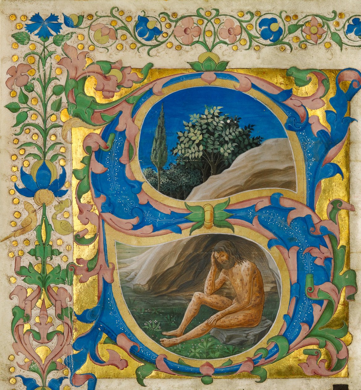 Initial S: Jobb av Francesco di Antonio del Chierico