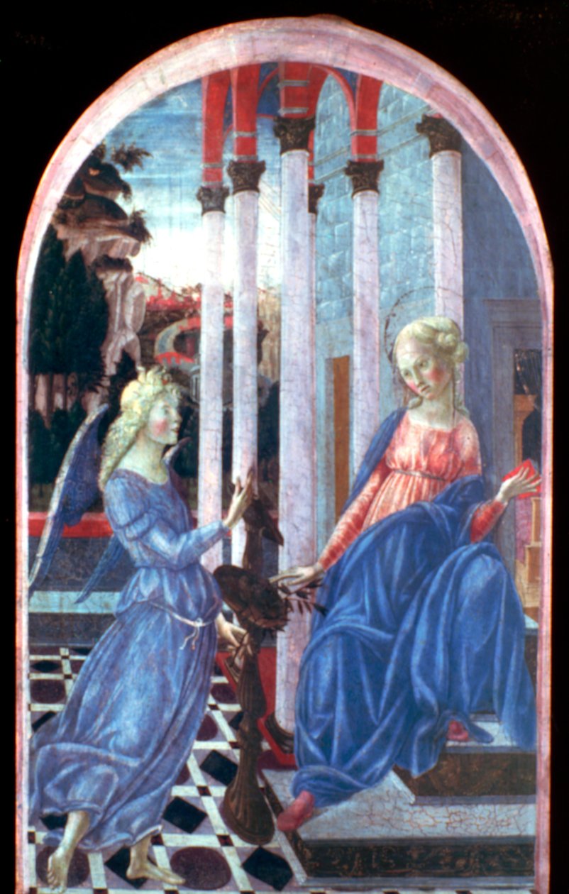 Kungörelse, c1470-1472 av Francesco di Giorgio Martini