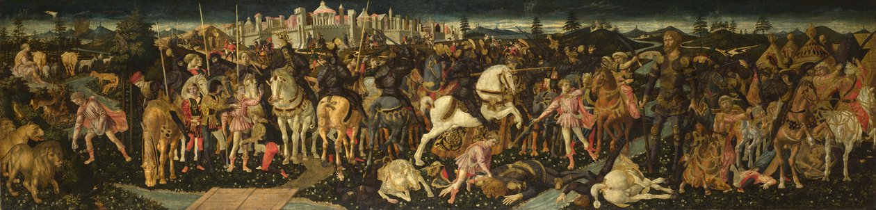 Berättelsen om David och Goliat, ca. 1450 av Francesco di Stefano Pesellino