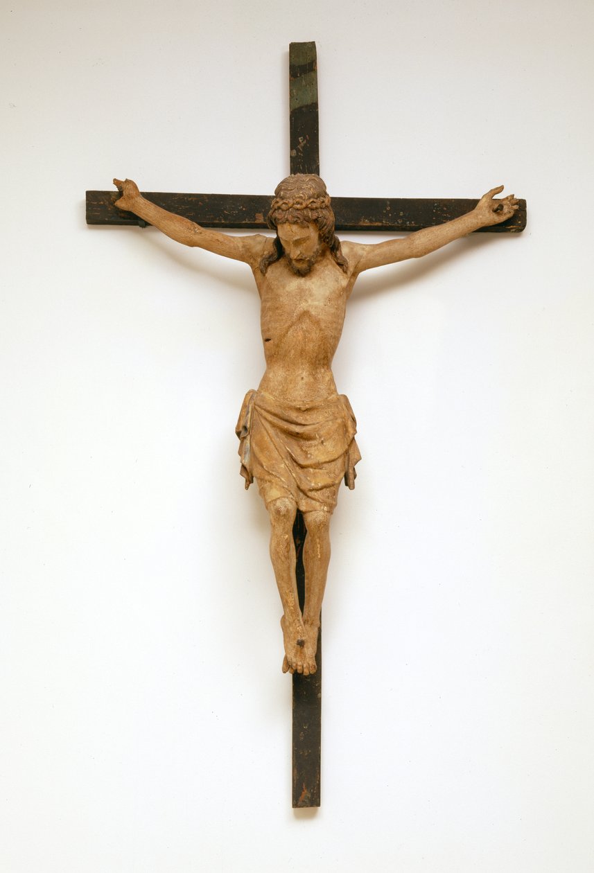 Corpus of Christ, 140010 (pil med polykrom dekor) av Francesco di Valdambrino