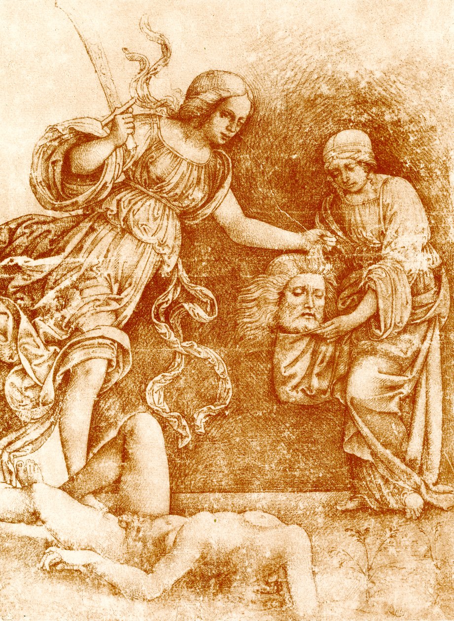 Judith och Holofernes av Francesco school of Francia
