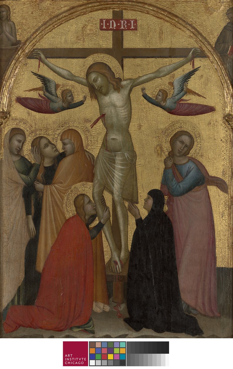 Korsfästelsen, c.1370 av Francescuccio Ghissi