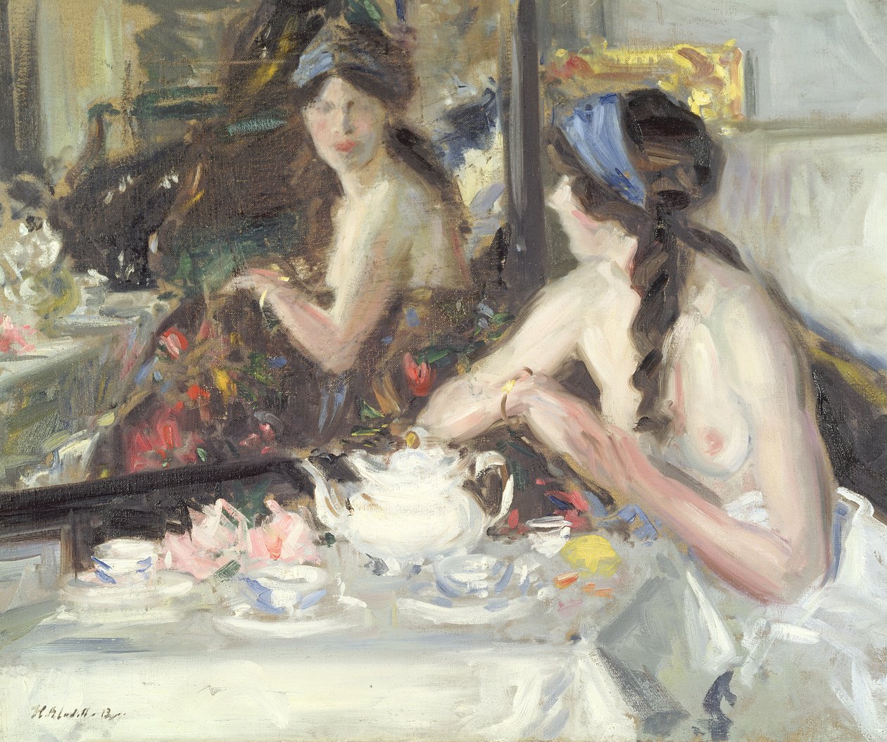 Vid spegeln, 1913 av Francis Campbell Boileau Cadell