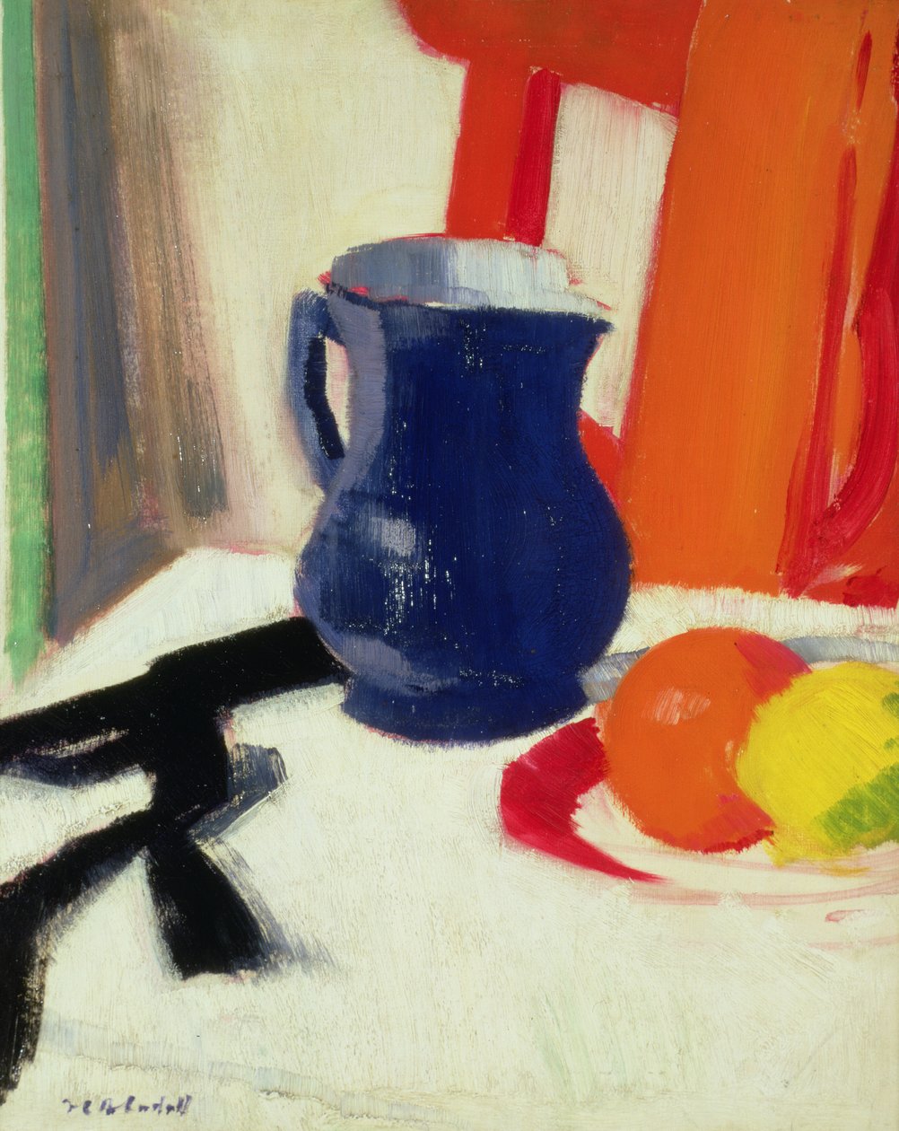 Blå och orange av Francis Campbell Boileau Cadell