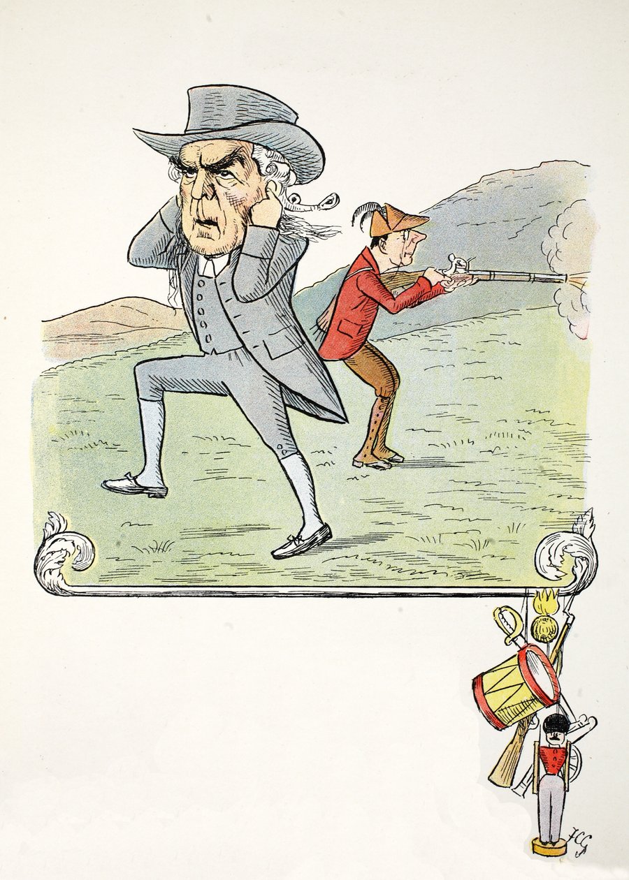 A Queer C, illustration från The Struwwelpeter Alphabet, vers av Harold Begbie (1871–1929) av Francis Carruthers Gould