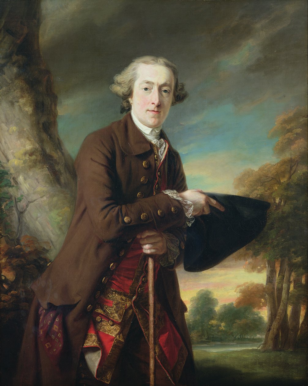 Porträtt av Charles Colmore, ca 1760-65 av Francis Cotes