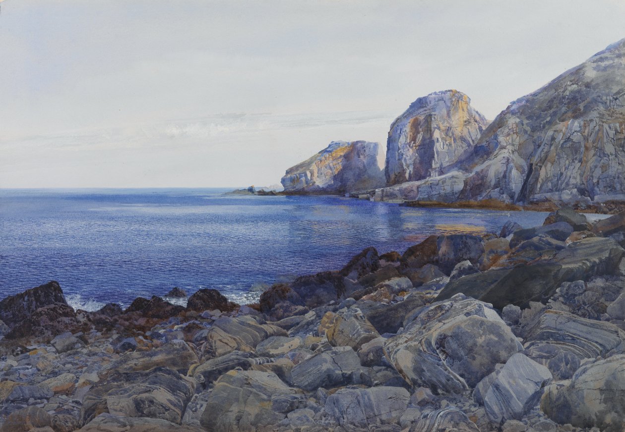 Tidig kväll på kusten av mörkret (cw på papper) av Francis Emeric de St. Dalmas