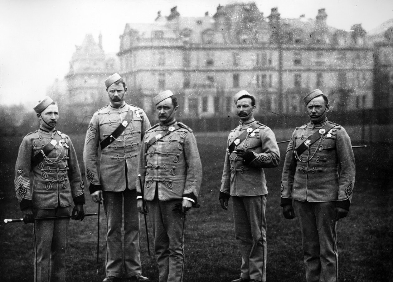 Officerare i Queens Westminster Volunteers (13th Middlesex), ca 1890-talet av Francis G. O. Stuart