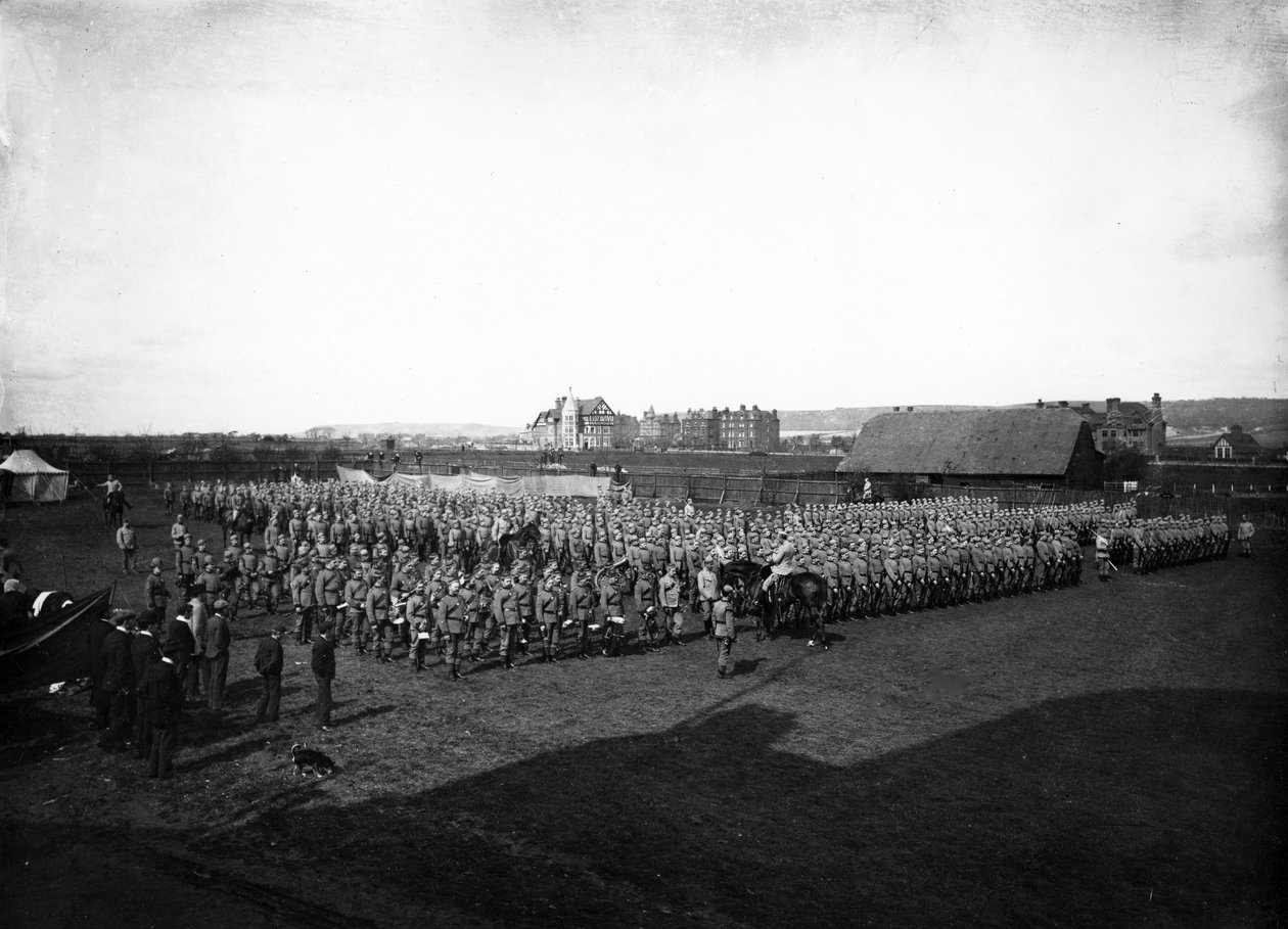 The Queens Westminster Rifle Volunteers (13th Middlesex), ca 1890-talet av Francis G. O. Stuart
