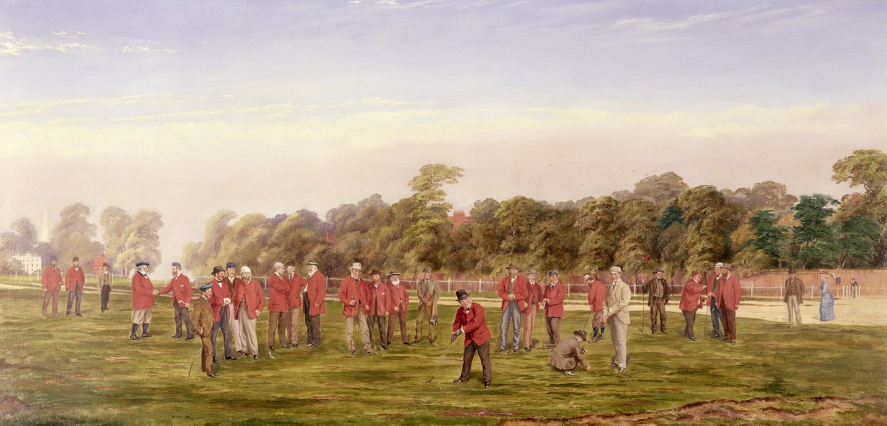 Golf i Blackheath, 1875 av Francis Powell