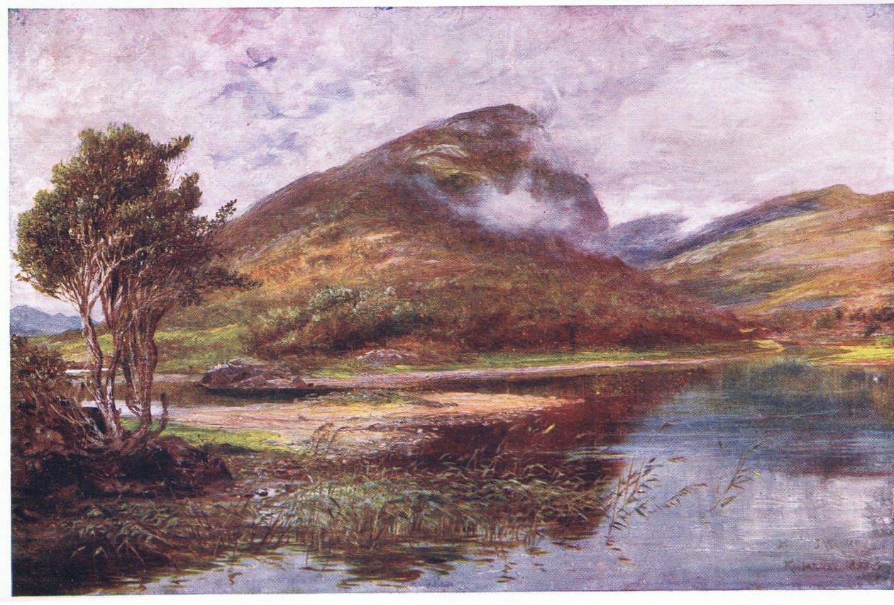 The Eagles Nest, Killarney, från Peeps at Many Lands: Ireland publicerad av Adams & Charles, 1909 av Francis S. Walker