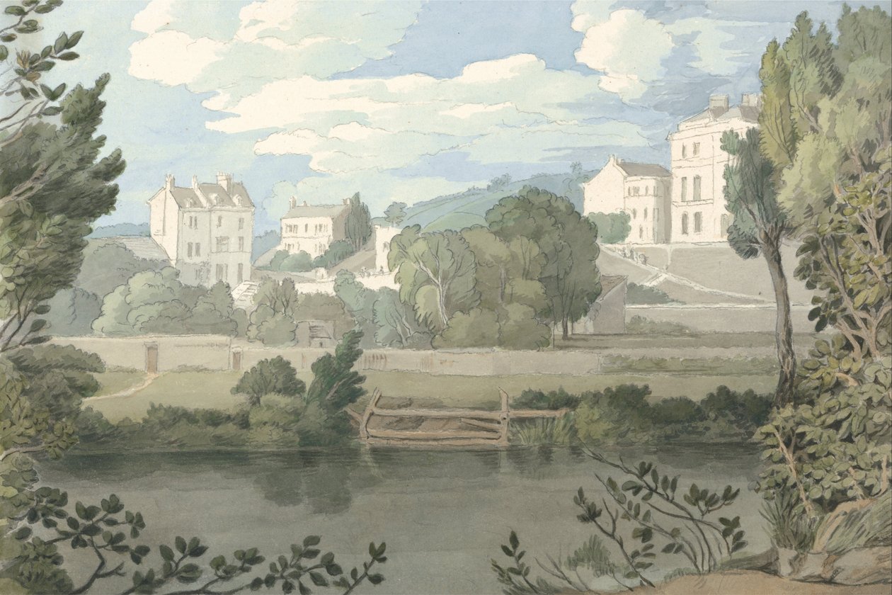 Hus nära Plymouth av Francis Towne