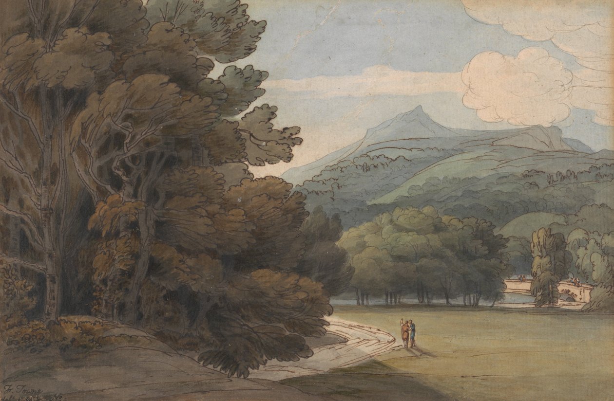 Nära Ambleside av Francis Towne