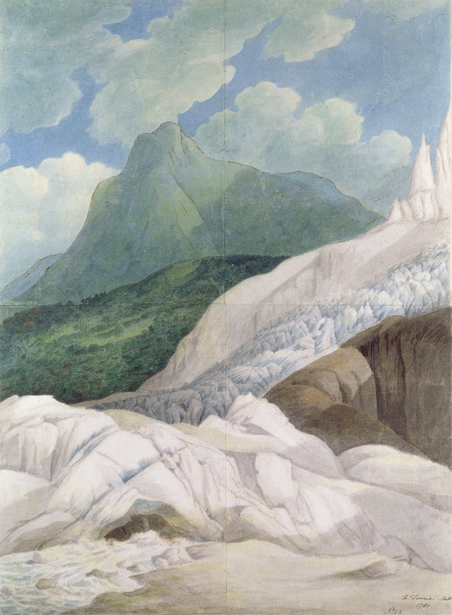 Aveyrons källor, 1781 av Francis Towne