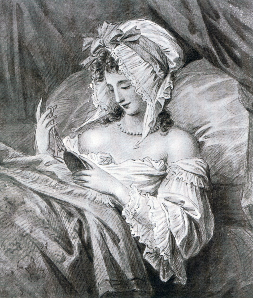 Porträtt av Clara Maria Pope (1768-1838) av Francis Wheatley