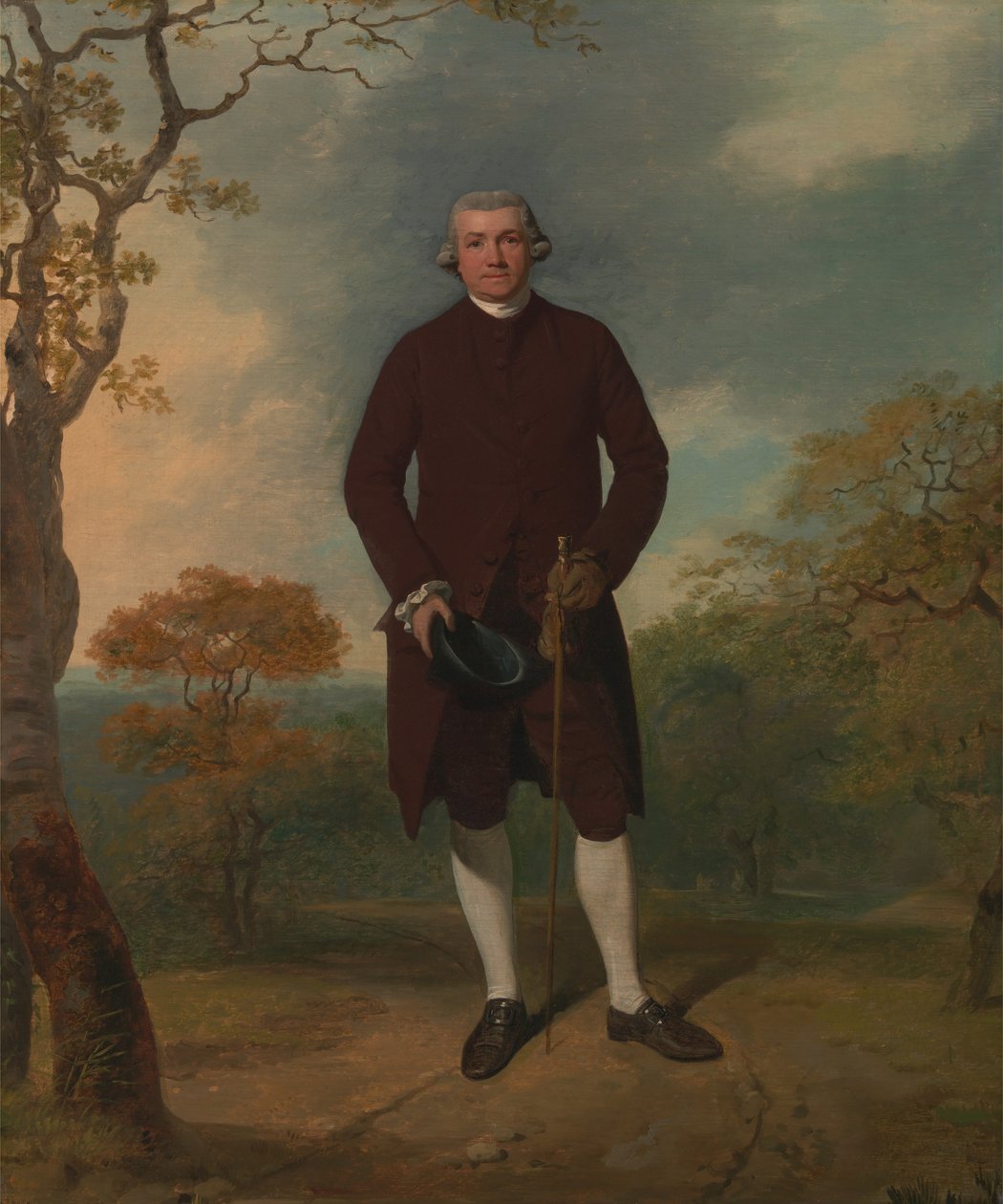 Porträtt av en man, kallad George Basil Woodd av Francis Wheatley