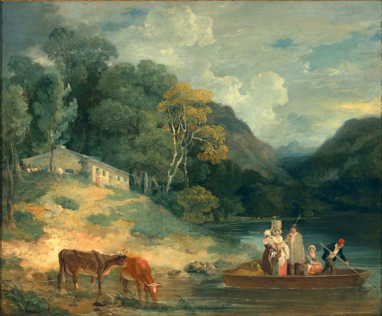 Färjan, ca 1790 av Francis Wheatley