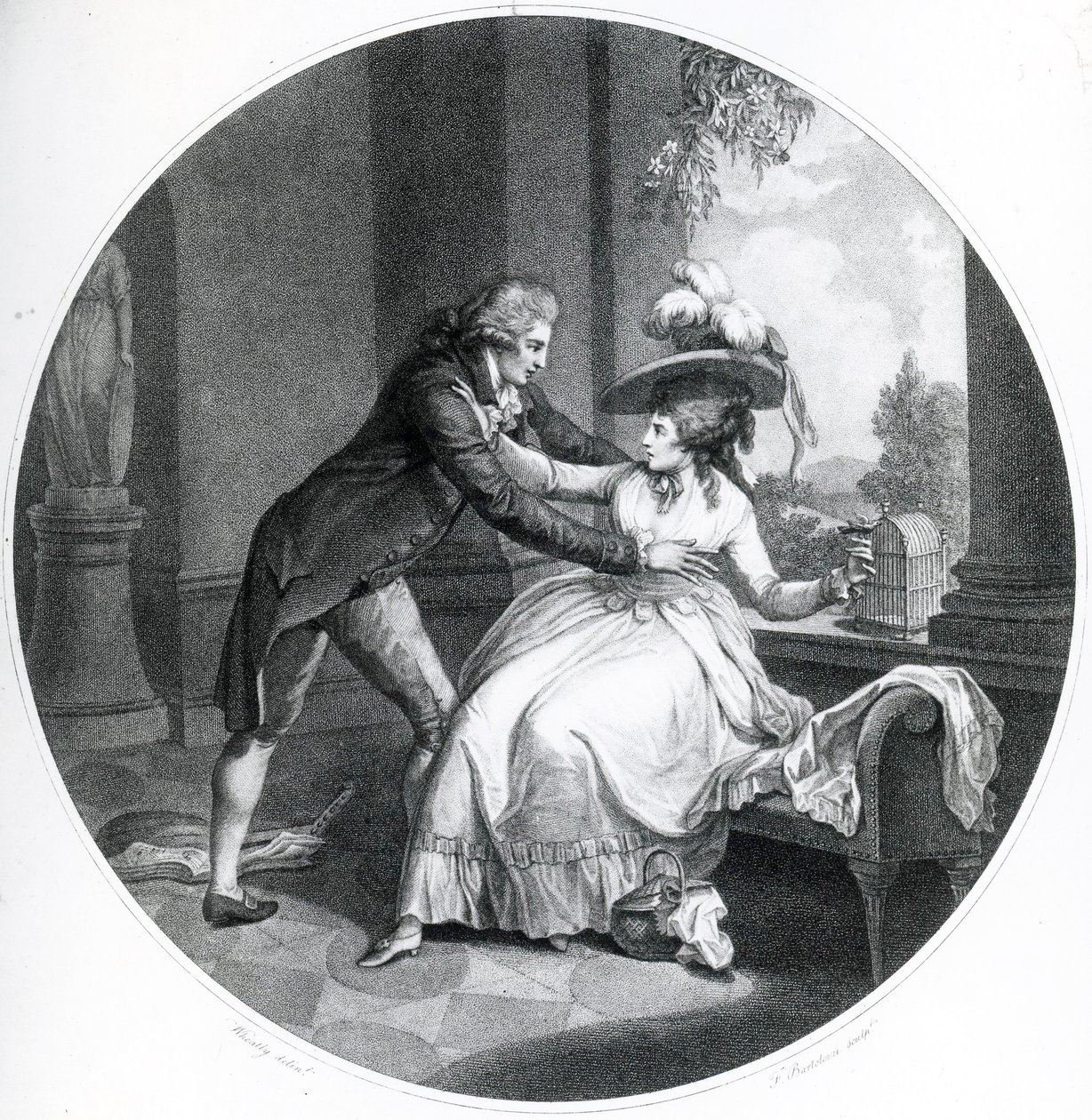 Guldfink, 1789 av Francis Wheatley
