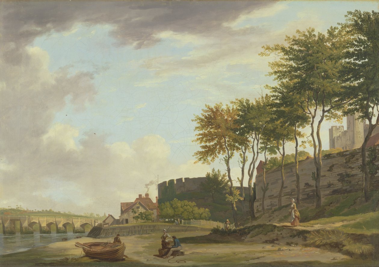 Medwayen i Rochester av Francis Wheatley