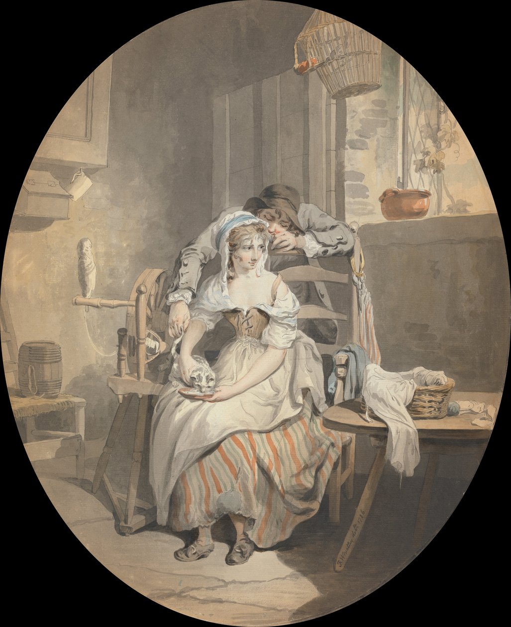 Den rustika älskaren av Francis Wheatley