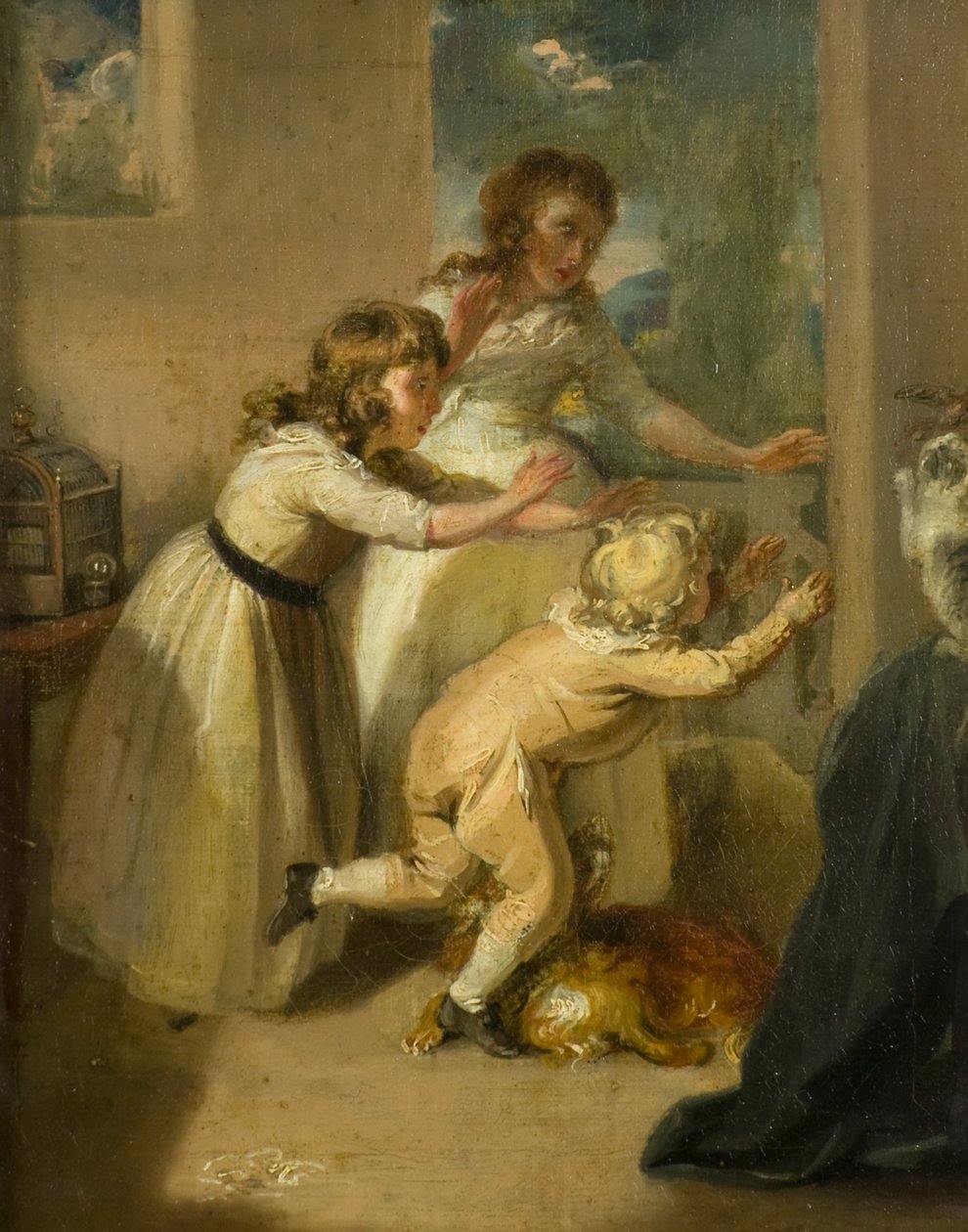 En fågels död av Francis (attr. to) Wheatley
