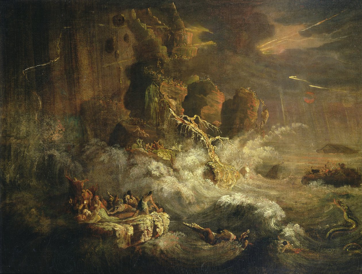 Syndafloden av Francis (attr.to) Danby