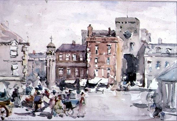 Hexham nära Newcastle Upon Tyne av Francis Abel William Taylor Armstrong