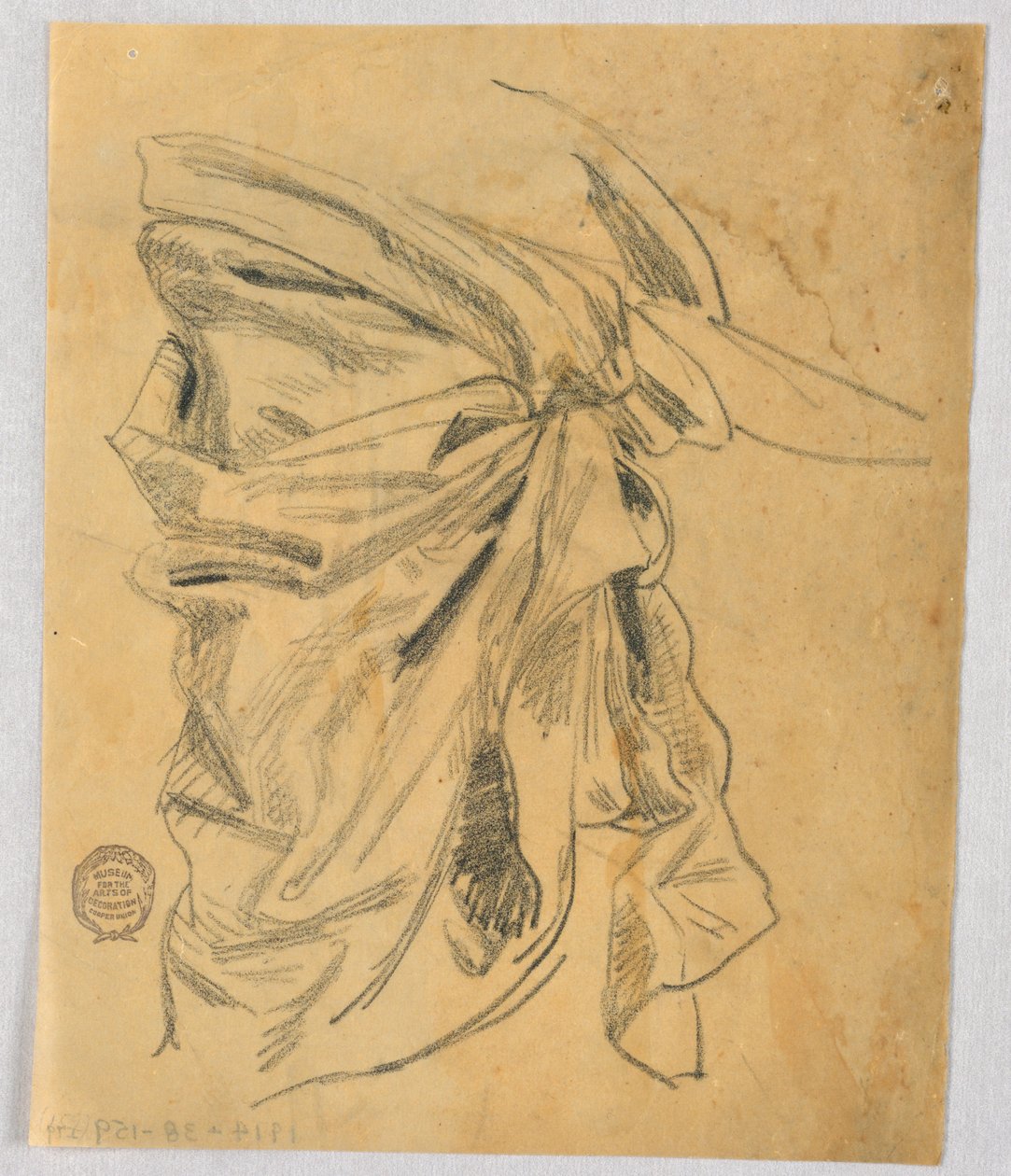 Draperistudie av Francis Augustus Lathrop