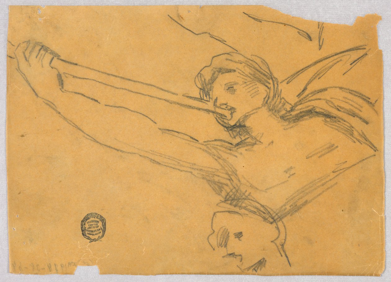 Skiss för en ängel av Francis Augustus Lathrop