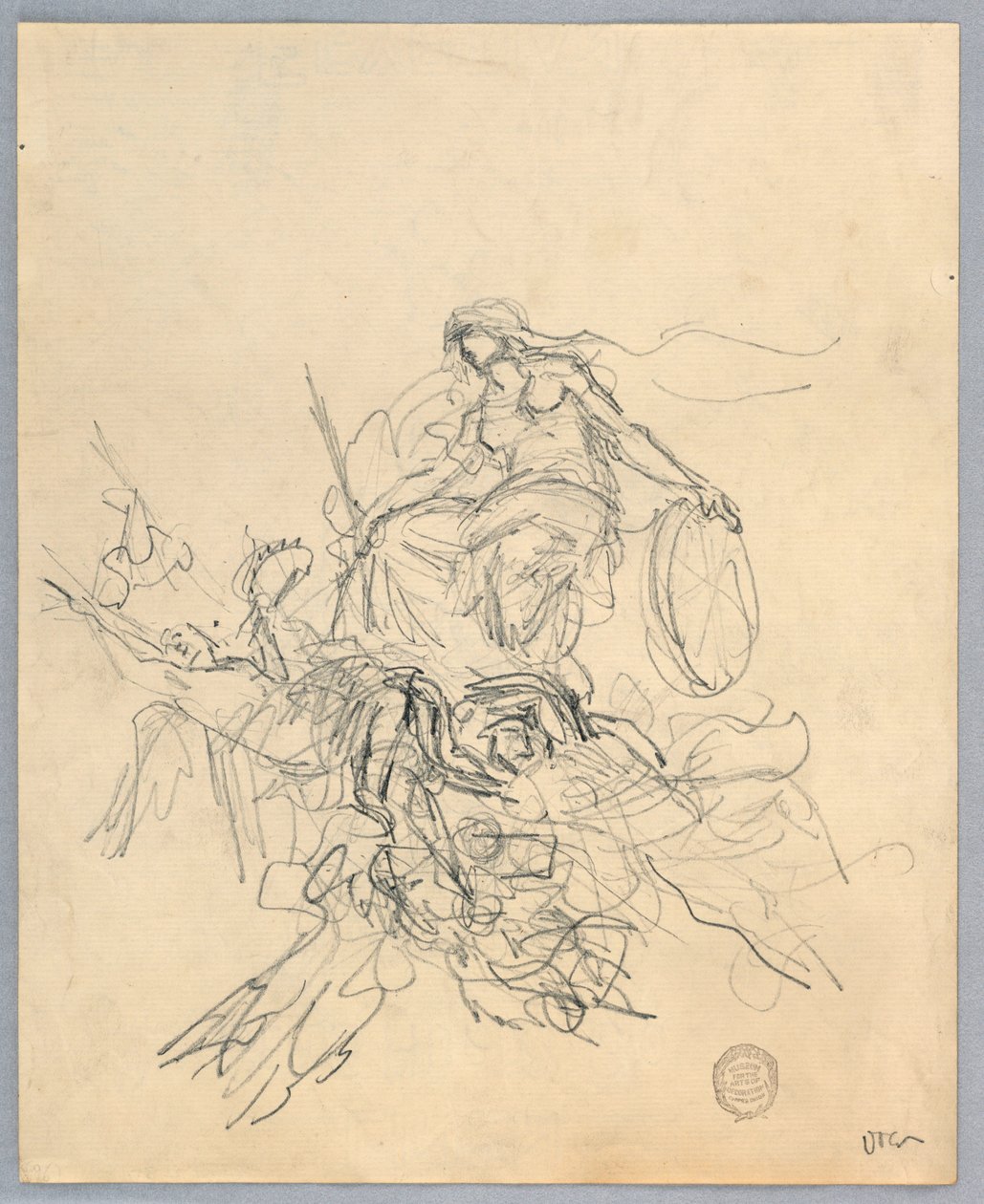 Skiss av Fortuna av Francis Augustus Lathrop