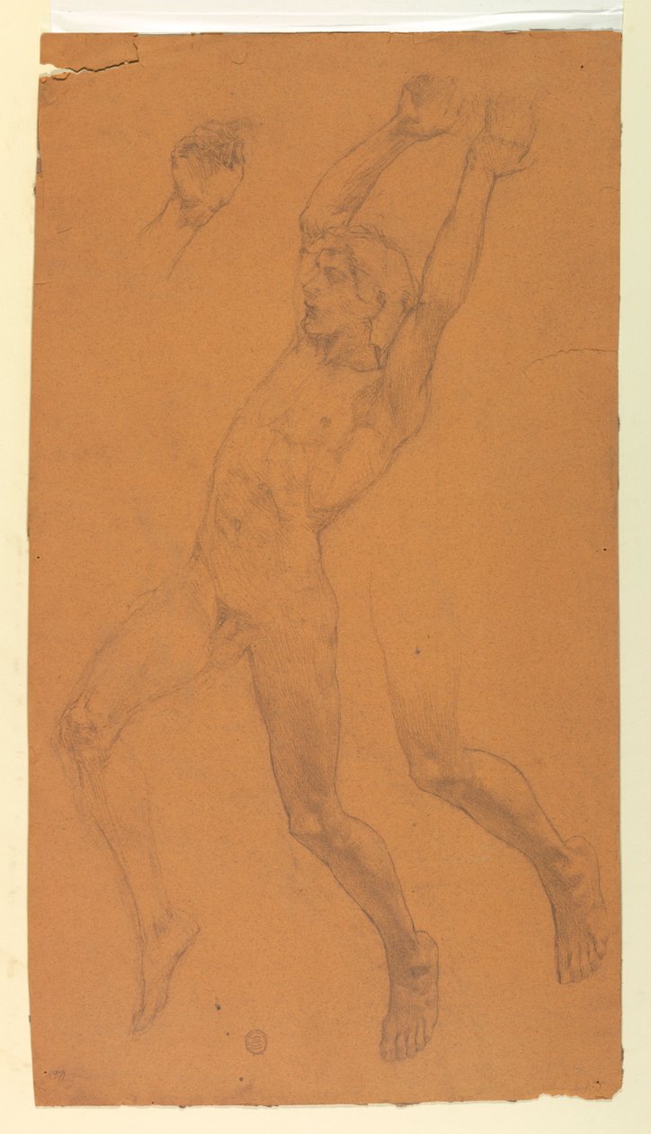 Studier för en flygande figur av Francis Augustus Lathrop