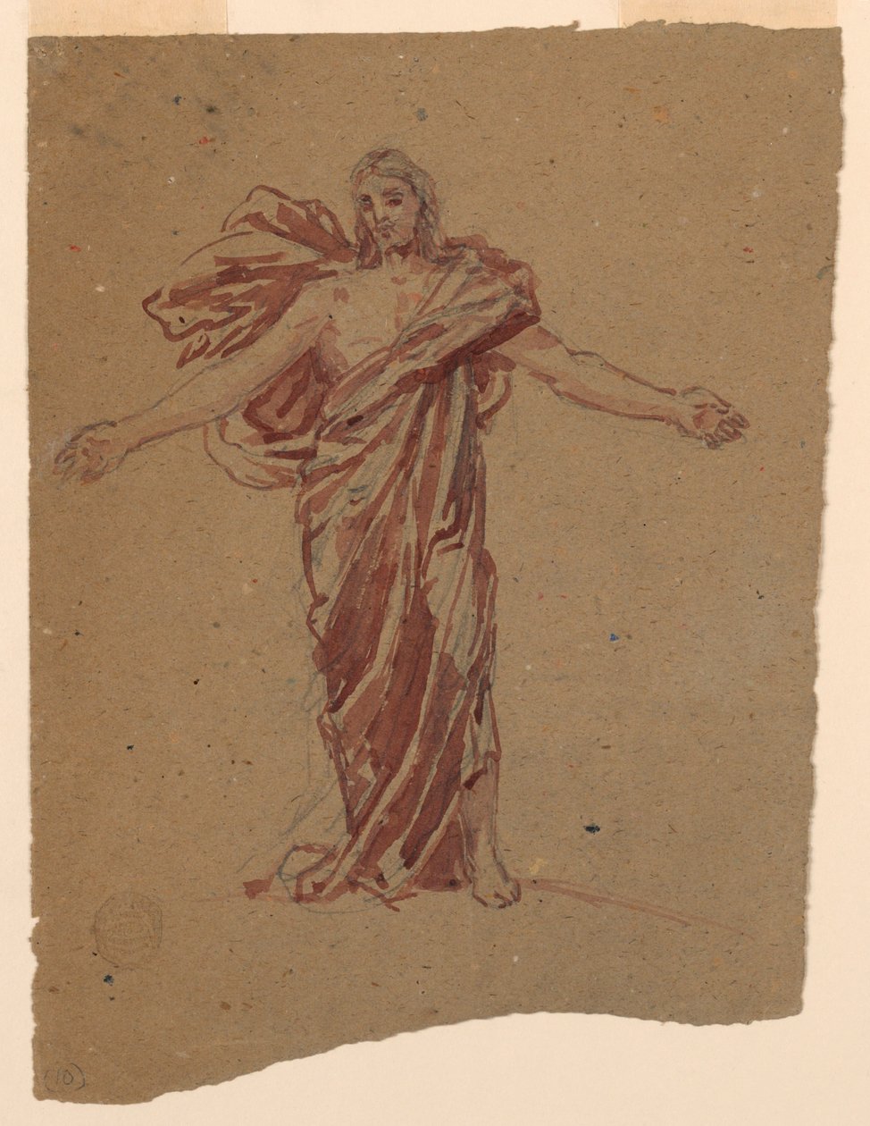 Study for Christ, Chancel of St. Bartholomew, New York av Francis Augustus Lathrop