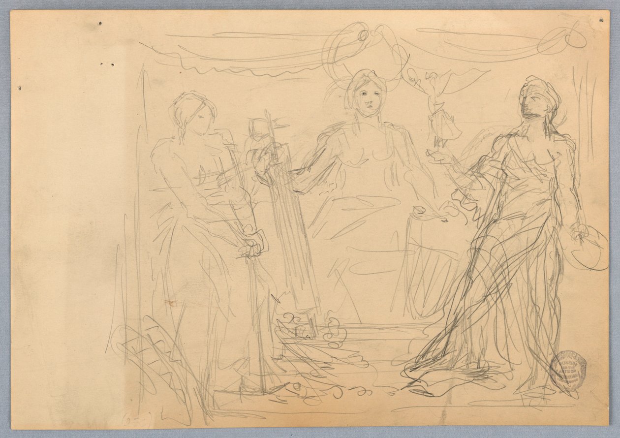 Symboliska figurer av Francis Augustus Lathrop