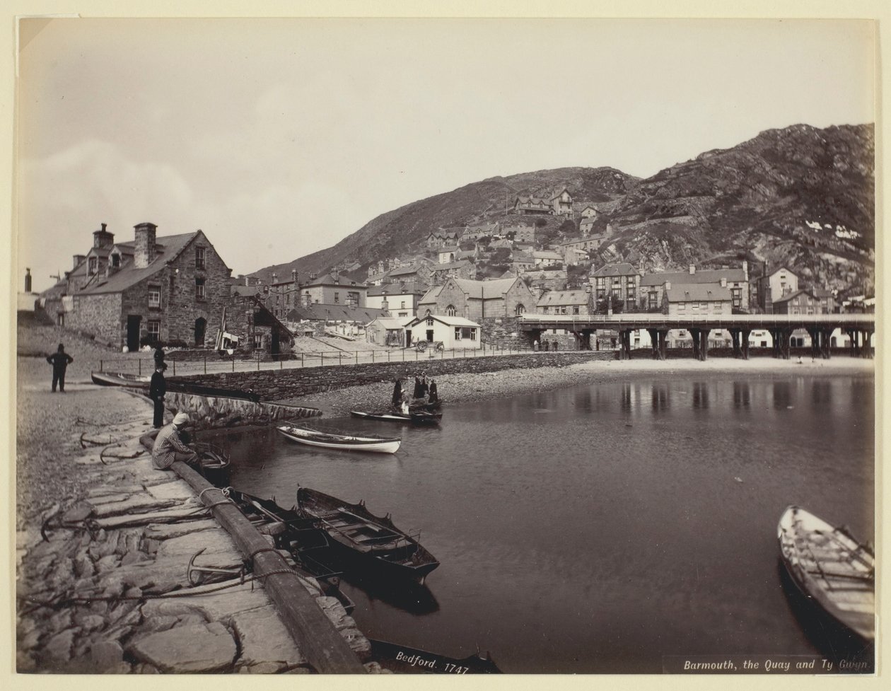 Barmouth, the Quay och Ty Gwyn av Francis Bedford
