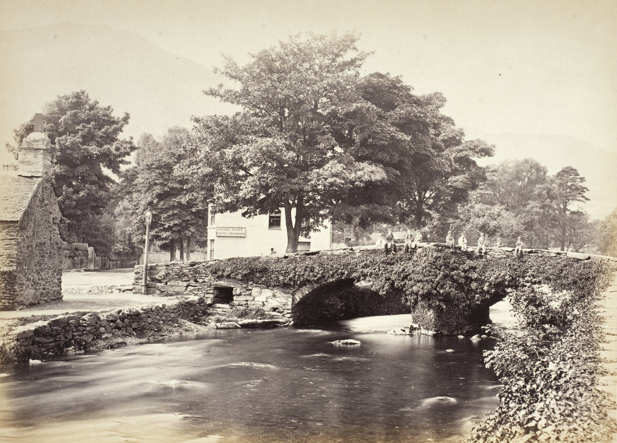 Beddgelert, bron och Moel Hebog, nr 3 (518) av Francis Bedford