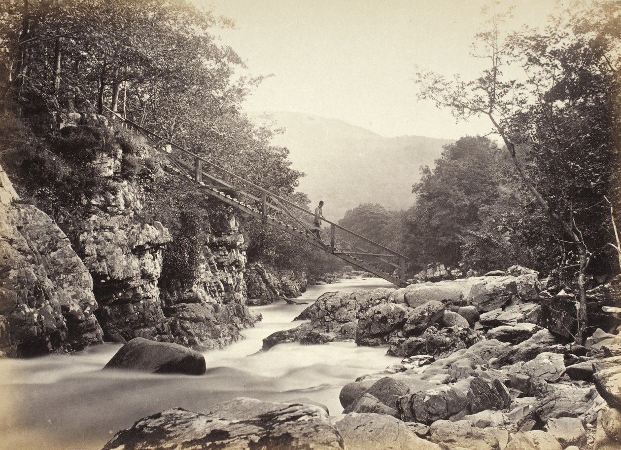 Bettws-y-Coed, gruvarbetarens bro (693) av Francis Bedford