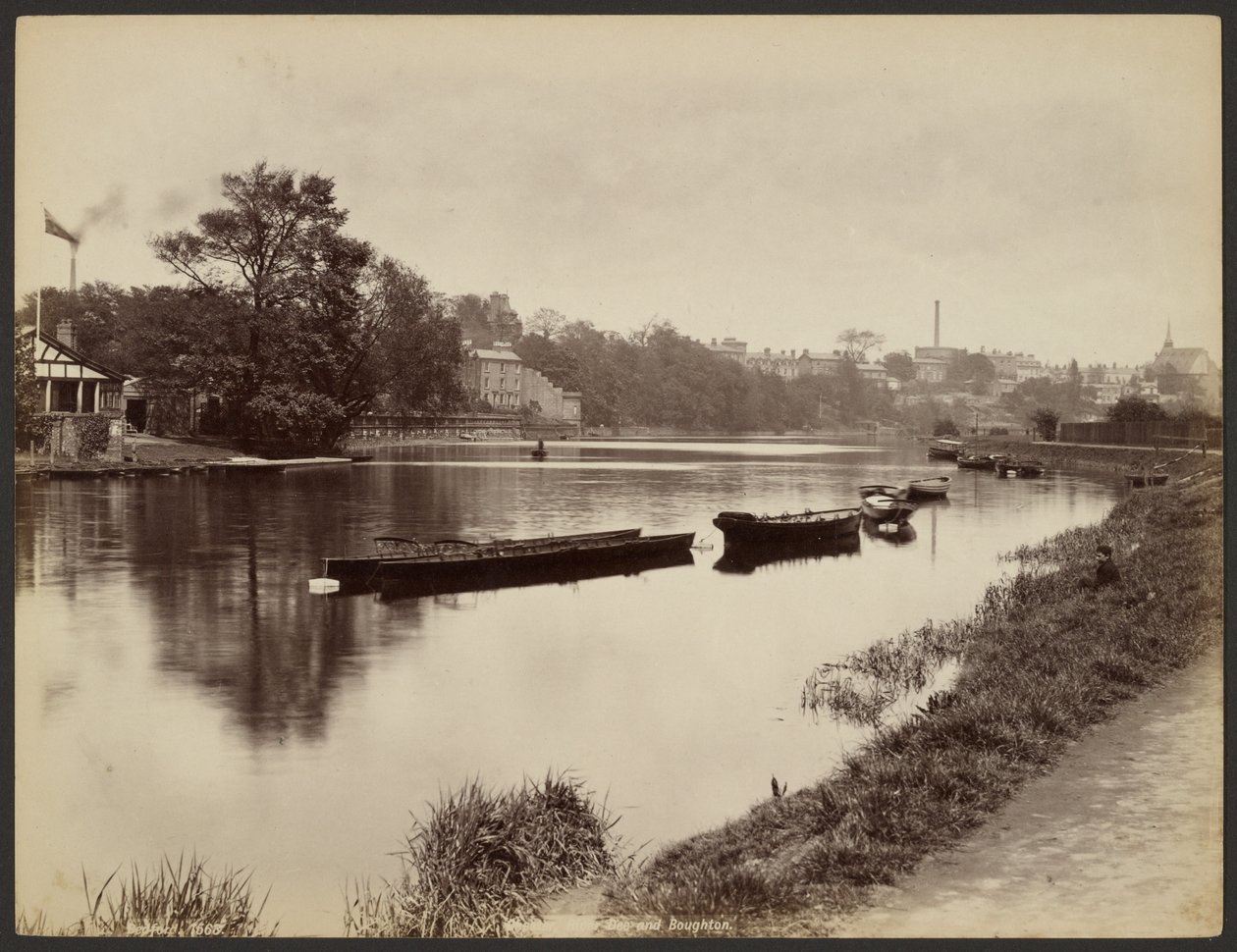 Chester, floden Dee och Boughton av Francis Bedford
