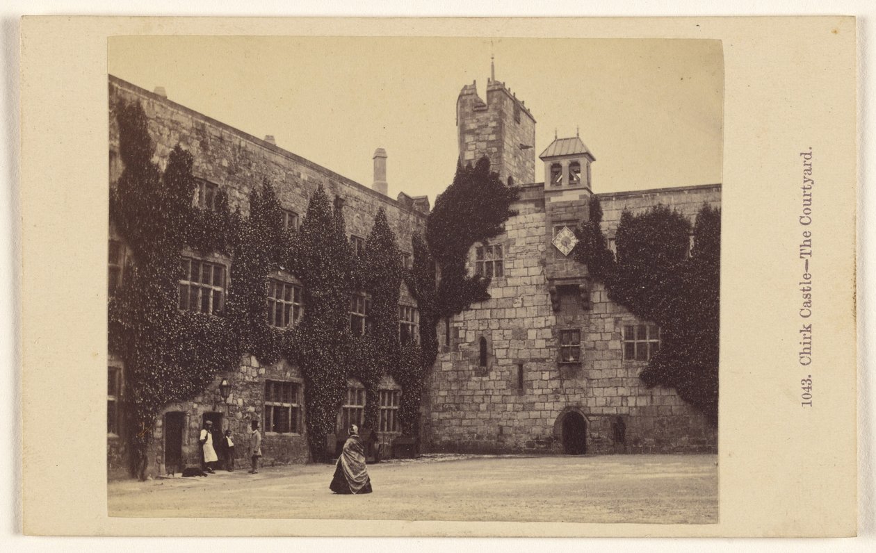 Chirk Castle - Innergården av Francis Bedford