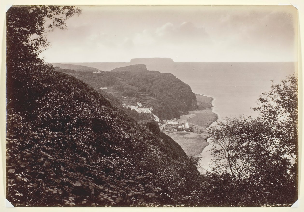 Clovelly från hobbyn, 186094. av Francis Bedford