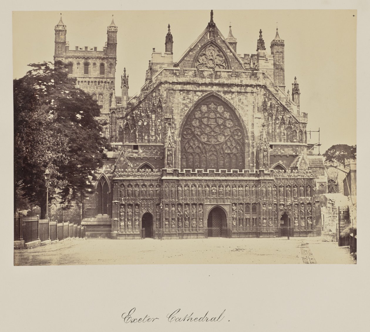 Exeter-katedralen. av Francis Bedford