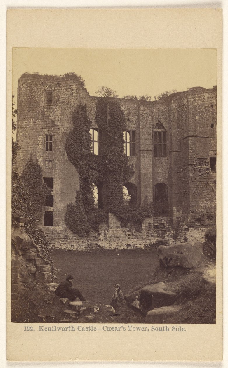 Kenilworth Castle - Caesers torn, södra sidan. av Francis Bedford