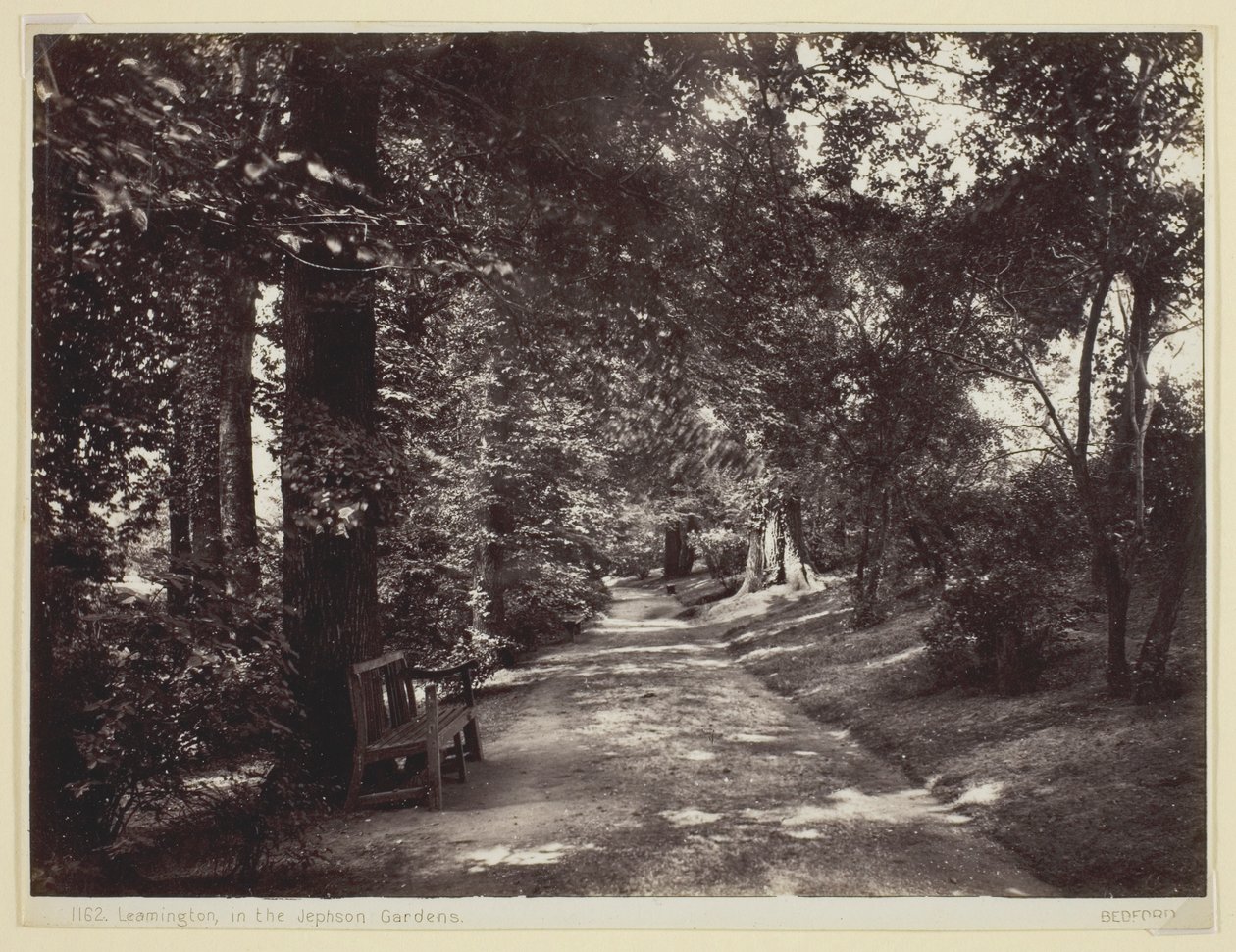 Leamington, i Jephson Gardens av Francis Bedford