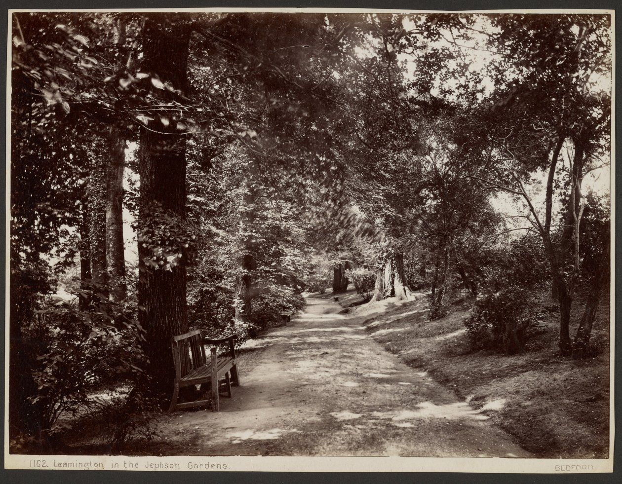 Leamington, i Jephson Gardens av Francis Bedford
