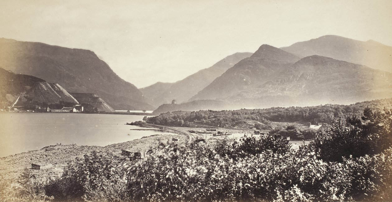 Llanberissjöarna, Snowdon och passet (527) av Francis Bedford
