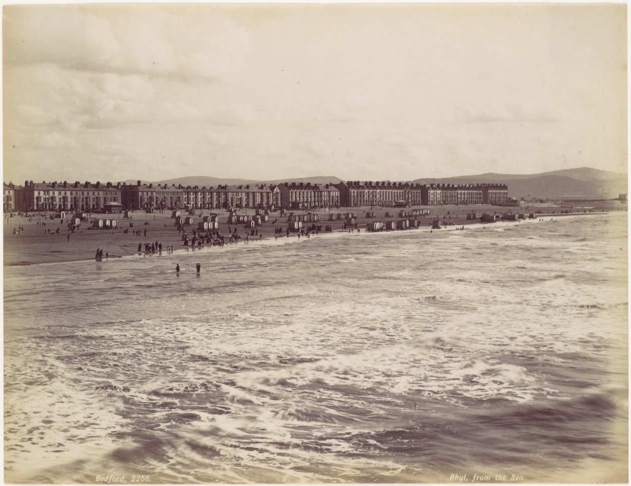 Rhyl, sett från havet av Francis Bedford