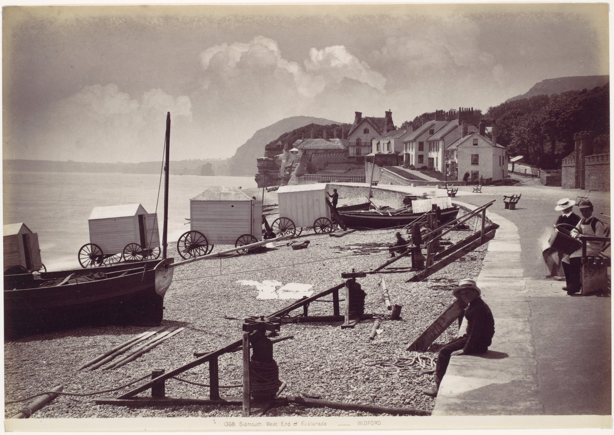 Sidmouth, Esplanadens västra ände av Francis Bedford